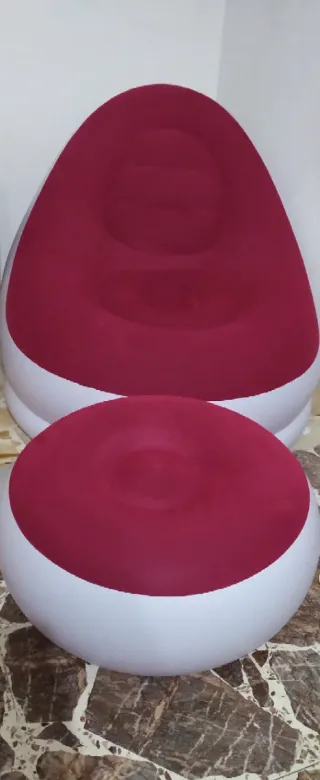 Poltrona gonfiabile vintage