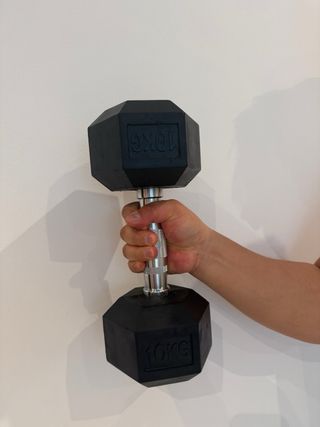 Mancuernas hexagonales 10kg (par)