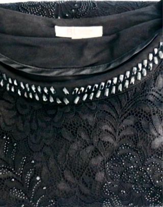 Maglia maniche 3/4 di colore nero