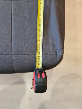 Sofá Cama Gris Tela