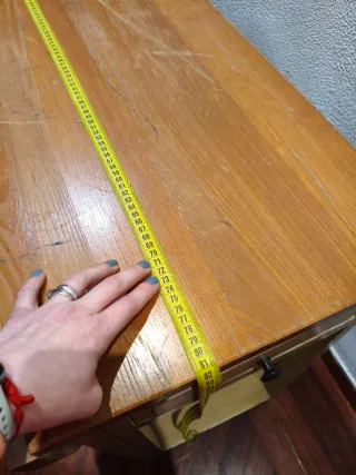 Mesa plegable de madera