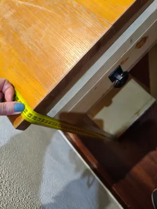 Mesa plegable de madera