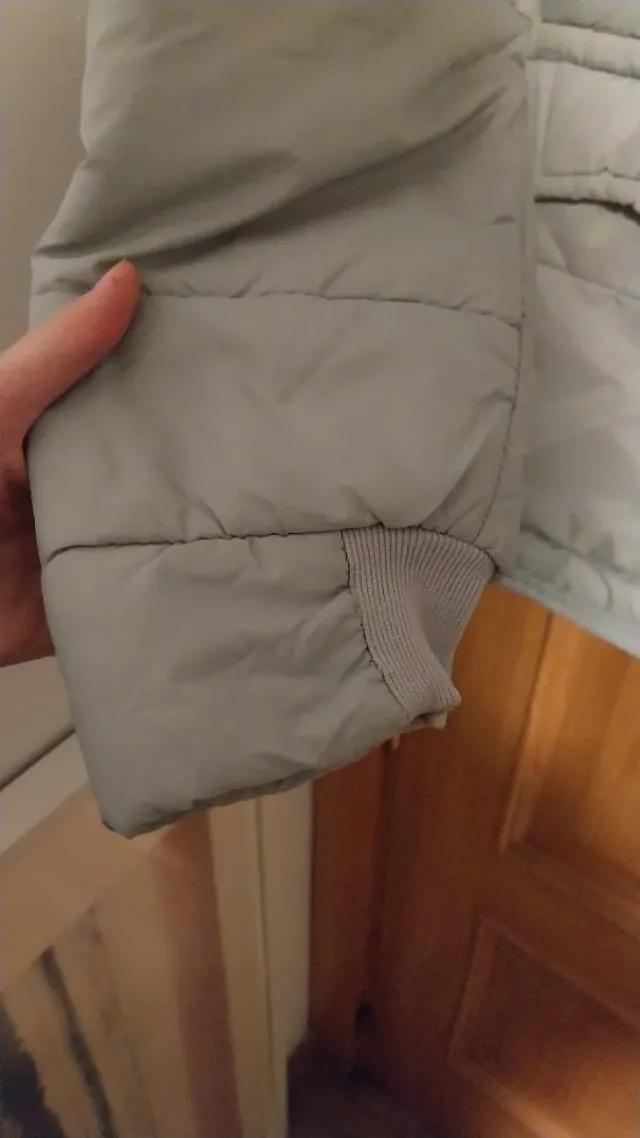 Abrigo acolchado mujer XL cuello pelo