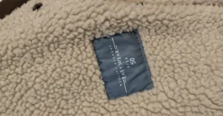 Chaqueta de pana marrón de hombre con forro lana