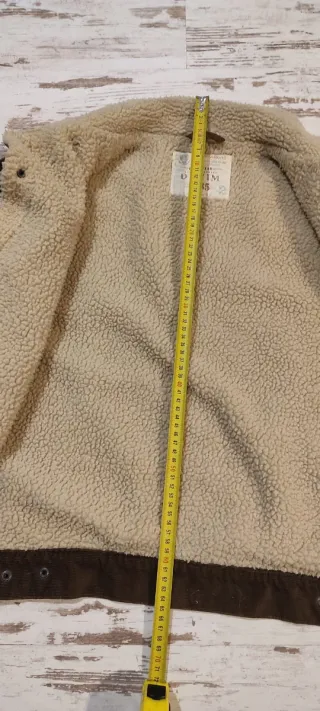 Chaqueta de pana marrón de hombre con forro lana