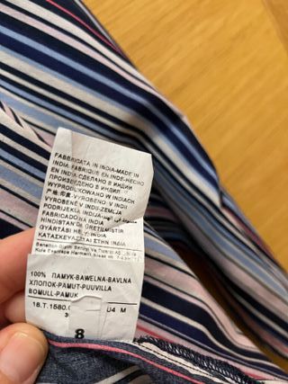 Camisa de rayas United Colors of Benetton