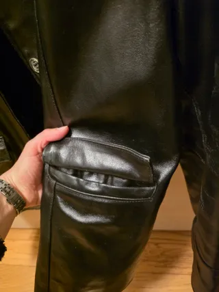 Giacca pelle donna vintage anni 90