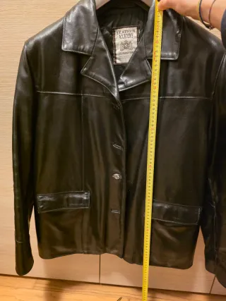 Giacca pelle donna vintage anni 90