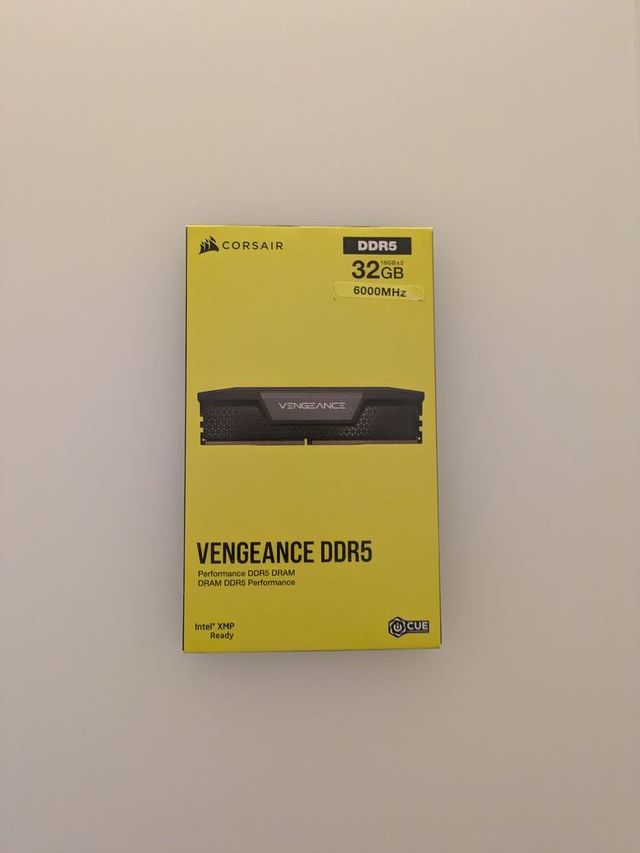 Corsair Vengeance DDR5 32GB 6000MHz SIN ABRIR