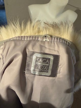 Abrigo de pelo de zorro