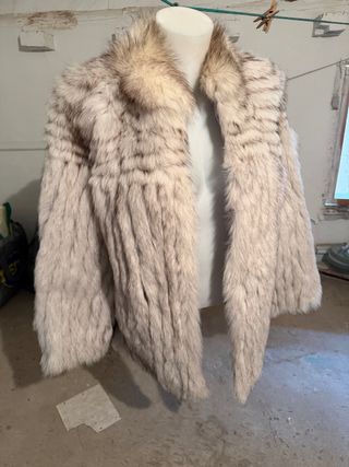 Abrigo de pelo de zorro
