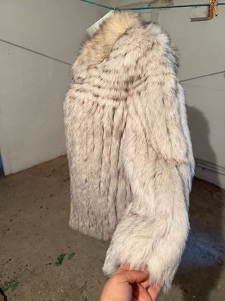 Abrigo de pelo de zorro