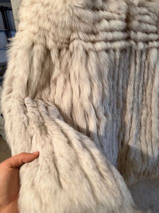 Abrigo de pelo de zorro