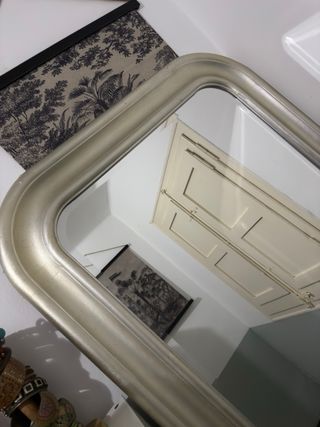 Espejo Grande Ikea Plateado