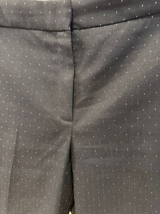 Pantalones Mango Mujer Azul Estampado