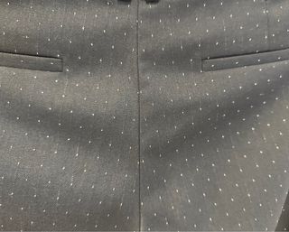 Pantalones Mango Mujer Azul Estampado