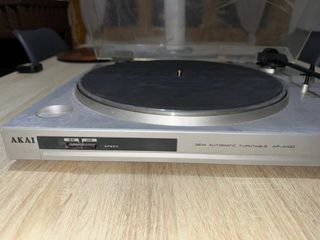 Tocadiscos Akai Antiguo Plata