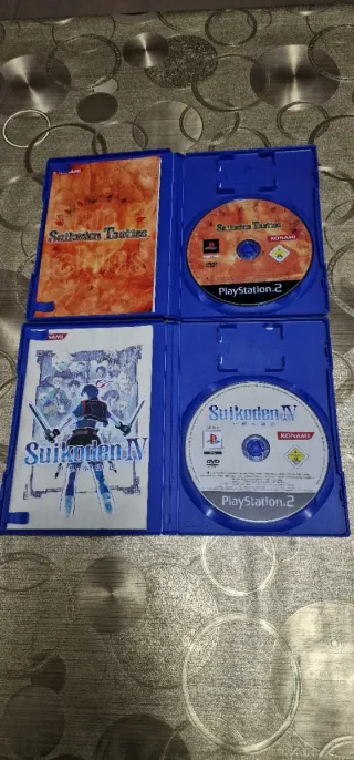 PS2 Suikoden Tactics y Suikoden IV Konami