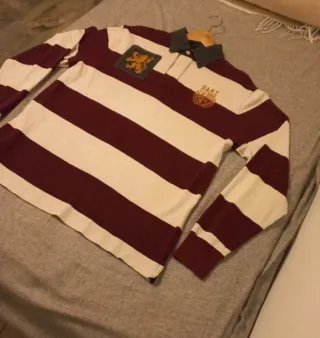 Polo Gant Rayas Granates Talla L