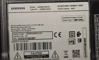 Despiece TV Samsung UE49MU6405U