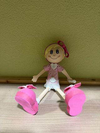 Muñeca Fofucha Goma Eva .