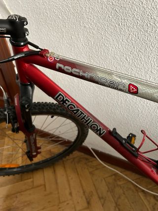 Bicicleta Decathlon Roja