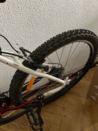 Bicicleta Decathlon Roja