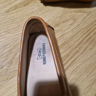 Mocasines piel mujer marrón talla 37