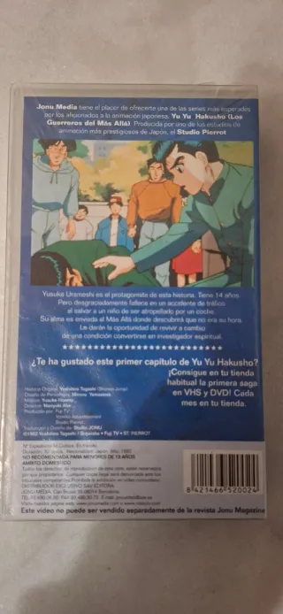 Yu Yu Hakusho Película VHS (Español)