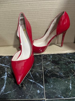 Zapatos de tacón Wenyi rojos