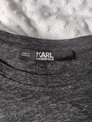 Camiseta Karl Lagerfeld gris mujer