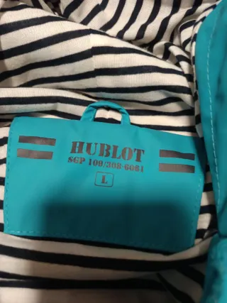 Chubasquero impermeable azul marino