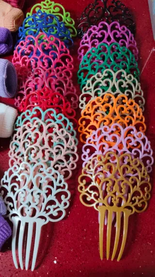 Peinetas Nancy Kika Similares grande 1.30 peqñ 1 c