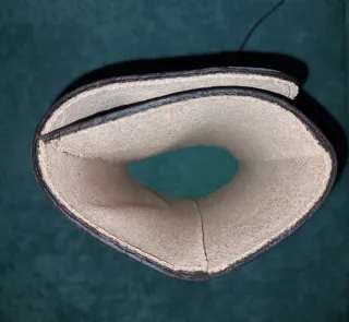 Porta documenti/agenda in pelle nera