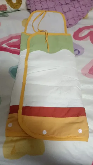 Bolsa maternidad + cambiador portátil + tijeras