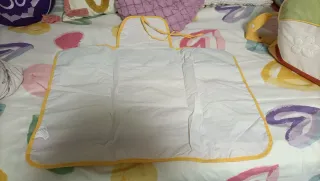 Bolsa maternidad + cambiador portátil + tijeras