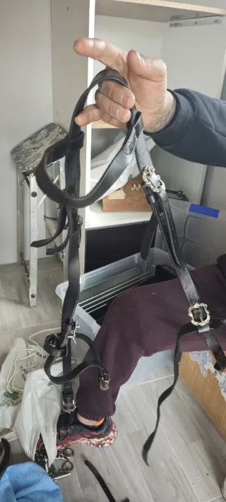 Cabezada portuguesa cuero completa