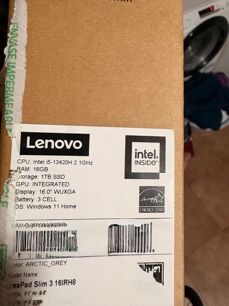 Portátil Lenovo Gris afbeelding 6