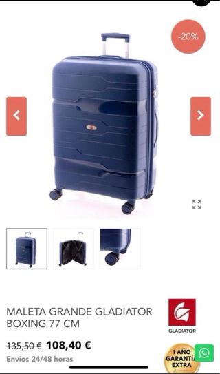 Maleta Gladiator Negra