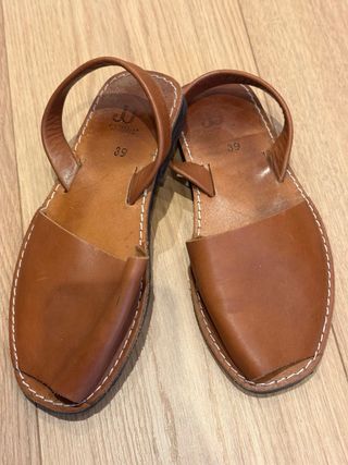 Sandalias JC Mujer Talla 39 Marrones