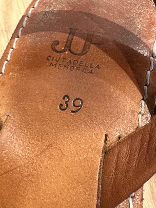 Sandalias JC Mujer Talla 39 Marrones