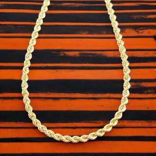 Cadena Oro 18K Cordón Salomónico 3.5mm Unisex