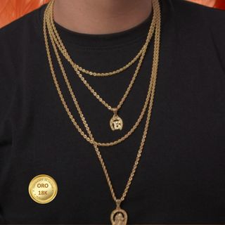 Cadena Oro 18K Cordón Salomónico 3.5mm Unisex