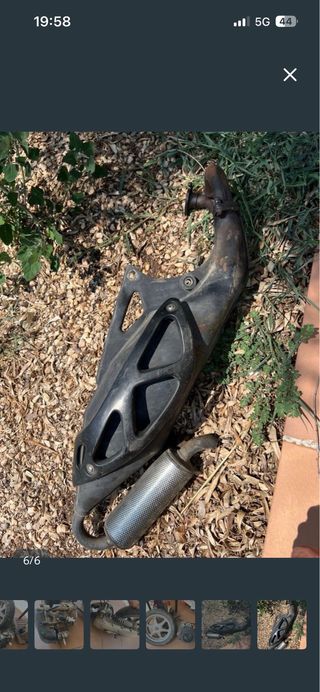 Escape Jog Scooter Negro/Plata