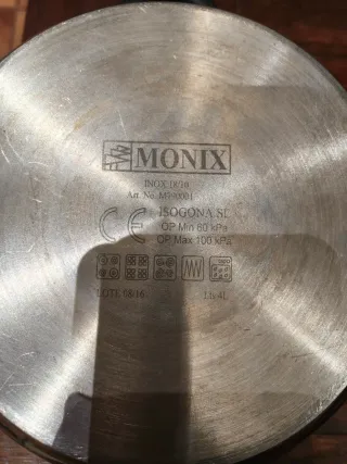 Olla Express Plata y Roja