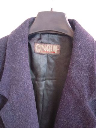 Giacca Tweed Blu Navy Lana Tweed Loden blu large