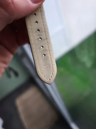 Correa BisonStrap Piel Negra 20mm