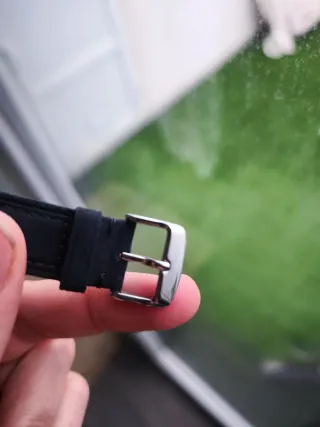 Correa BisonStrap Piel Negra 20mm