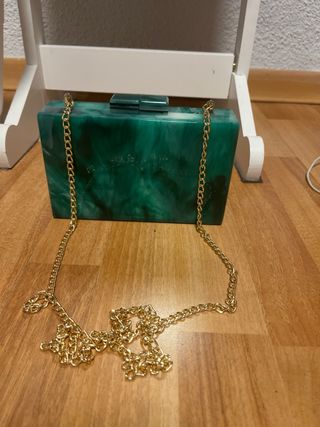 Bolso de fiesta verde