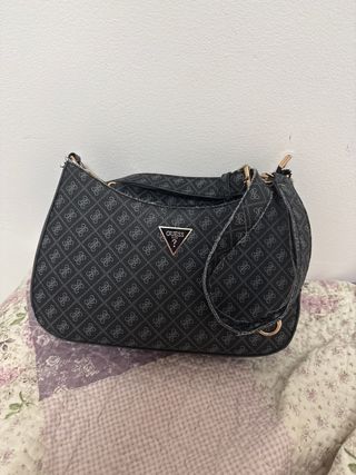 Bolso Guess Negro Estampado
